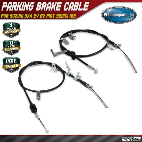 Handbrake cable rear - 2x,