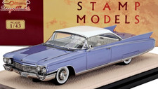 wonderful resin-modelcar 1/43 CADILLAC ELDORADO SEVILLE COUPE 1960 -heather met.