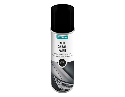 Overlay auto spray paint black - auto,