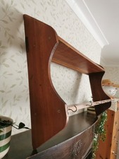 Shapely Vintage Oak Wall Shelf
