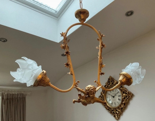 French cherub putti - , ormolu