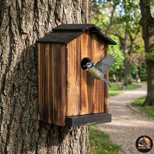 Rustic mill burnt wild bird - mill,