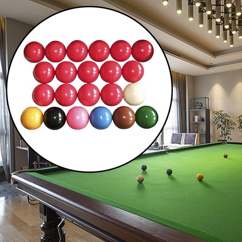 Snooker balls 5mm 07in - balls, 52.5mm/2.07in