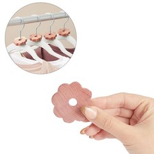 Natural Cedar Wood Balls & Moth Repellent Rings Hanger Wardrobe M2S4 C0Q9 D0X7
