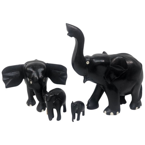 Vintage hand carved ebony wood - vintage,