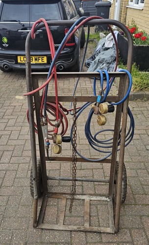 Double gas bottle trolley - bottle,