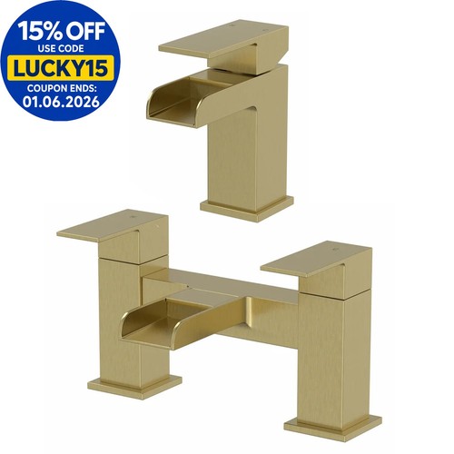Waterfall bathroom bath filler - bathroom,