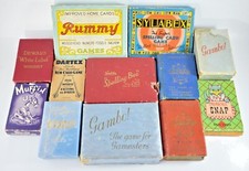 VINTAGE CARD GAMES c1930-c1950 RUMMY DEWARS QUIT PEPYS MUFFIN - CHOOSE FROM LIST