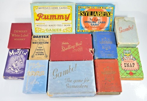Vintage card games c1930 - vintage,