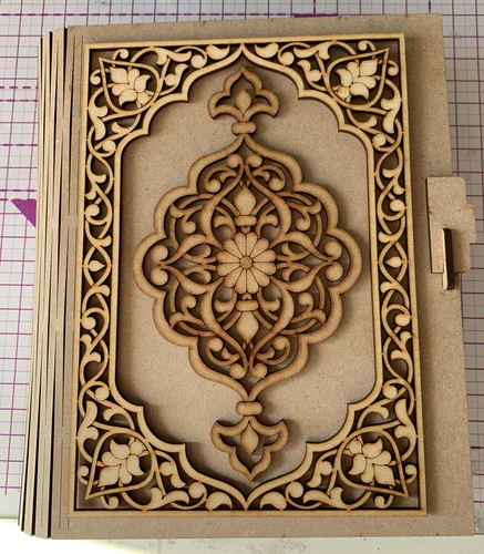 Mdf wooden large book - wooden, box