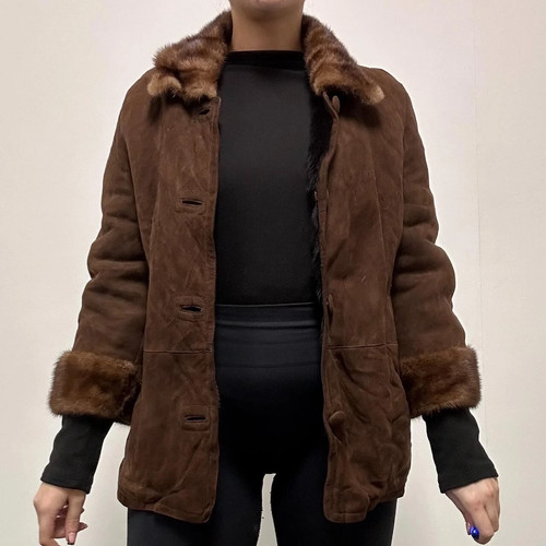 100 real vintage - 100%, brown