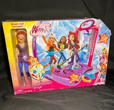 Winx Club Rock Star Concert Stage 10" Bloom Doll Included, New In Box