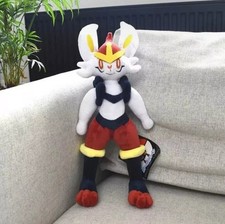 Pokemon Cinderace Plush 38cm Soft Toy Teddy - UK SELLER 🇬🇧