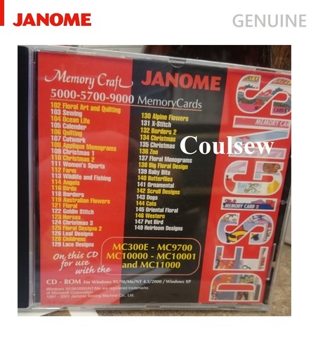 Genuine janome designs - designs, for
