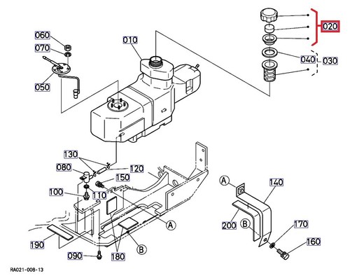 Kubota k008 kx057 u 3 - "k008-3,, u-3