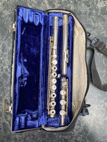 Emerson solid silver flute