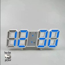 3D Digital Wall Clock