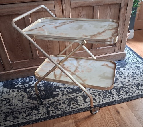 Vintage tea drinks - tea, trolley