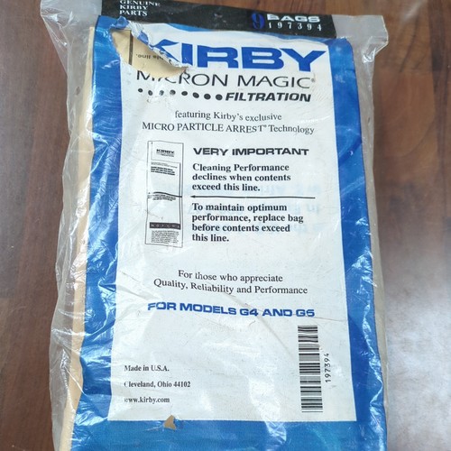 Kirby vacuum cleaner - vacuum, bags