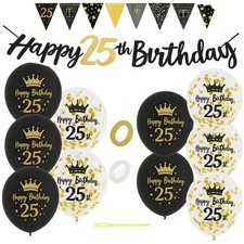 25th Birthday Decoration Set