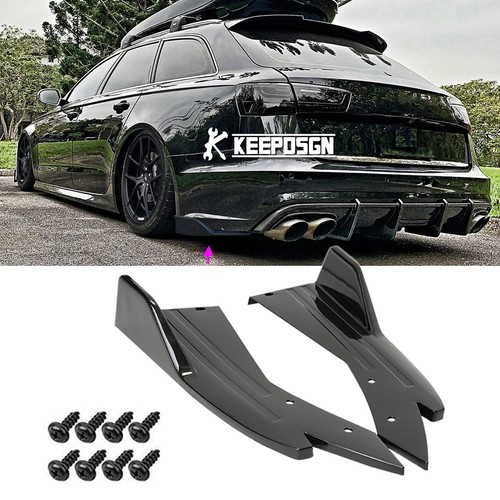 Rear bumper diffuser - rear, splitter
