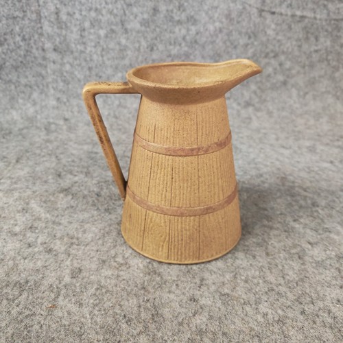 Large stoneware barrel jug - stoneware,