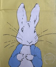 2 X Peter Rabbit Single Paper Napkins - Ideal for Art Decoupage M3