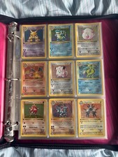 Full First edition Pokémon card set In Original Folder