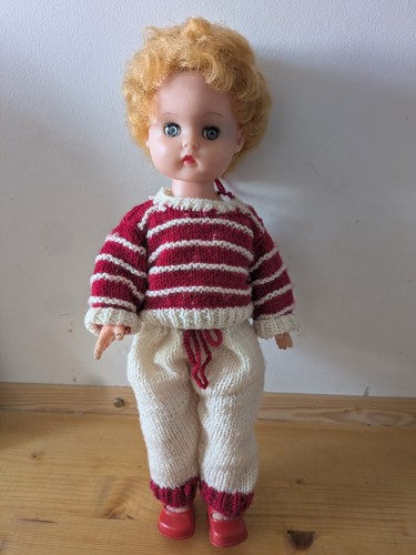 Vintage rosebud doll made - vintage,