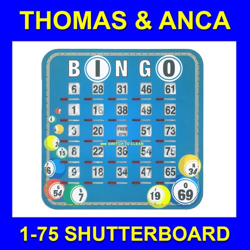 Bingo tickets shutterboards - bingo,