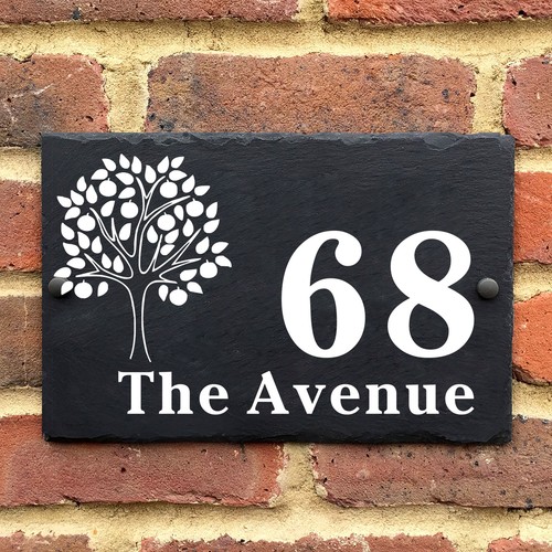 Personalised natural slate - personalised,