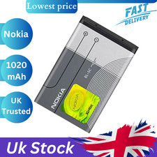 Genuine Nokia BL-5C BL5C 3Pin BATTERY 1020mAh MFG 2018 UK Trusted CE APPROVED