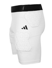 Adidas Aeroready Men XL Tight Fit White Padded Football Girdle Shorts, New $80
