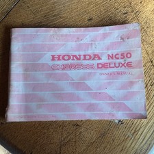 Honda Express  Nc50 Owners