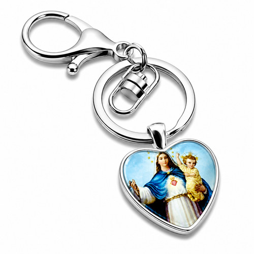 Virgin mary keyring madonna - mary,