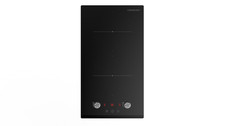 Cookology CIHK300 30cm Induction Hob 2 Zone Compact Built-In Rotary Controls