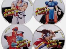 2021 Fiji 4 x 1 Oz Silver Coloured Coins Street Fighter II. Proof-like.