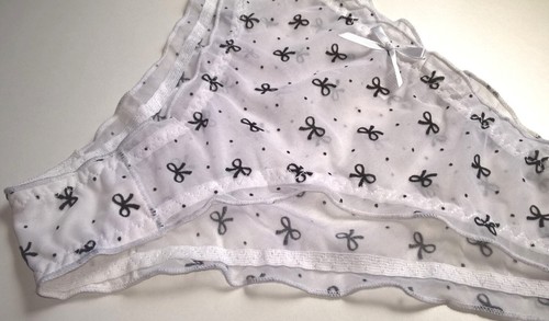 Sexy white frilly very - sexy, sheer