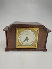 Vintage Walnut Elliott Mantel Clock 