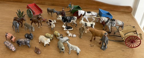 Job lot antique miniature - lot,