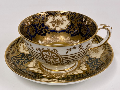 Crown teacup saucer - &,