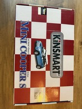 KiNSMART Die Cast Metal Mini Cooper S Full Set Of 12 Cars, Boxed And Protected