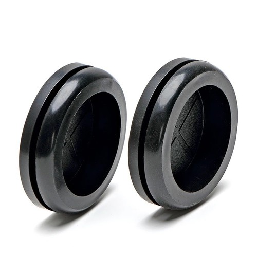 Black blanking grommets - black,