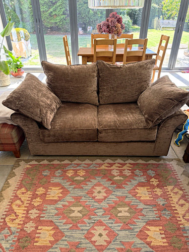 Brown solid velvet - 2,