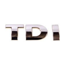 Rear TDI Badge Chrome VW Golf 3B0853675AN Genuine VW