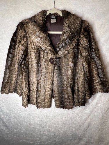 Sharon young faux fur cropped - young,