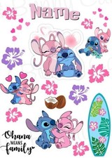 Stitch and Angel Personalised