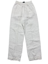 OSKA White Linen Trousers Size