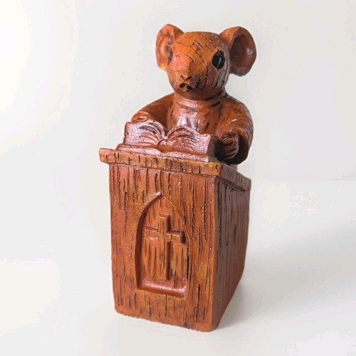 Vintage style resin church - vintage-style, "church