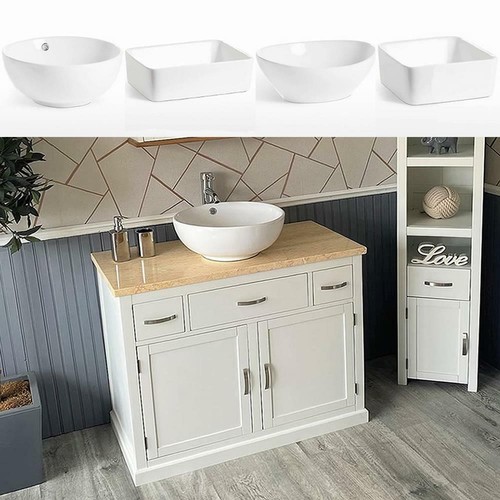 White bathroom vanity wash - bathroom,